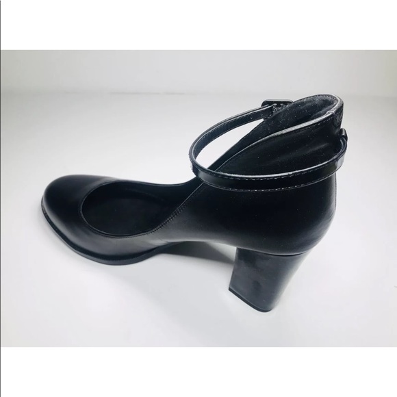 Kenneth Cole REACTION Leather High Heels Block Mar - Picture 8 of 8